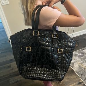 NOT FOR SALE. Authentic YSL crocodile soft leather tote in excellent condition